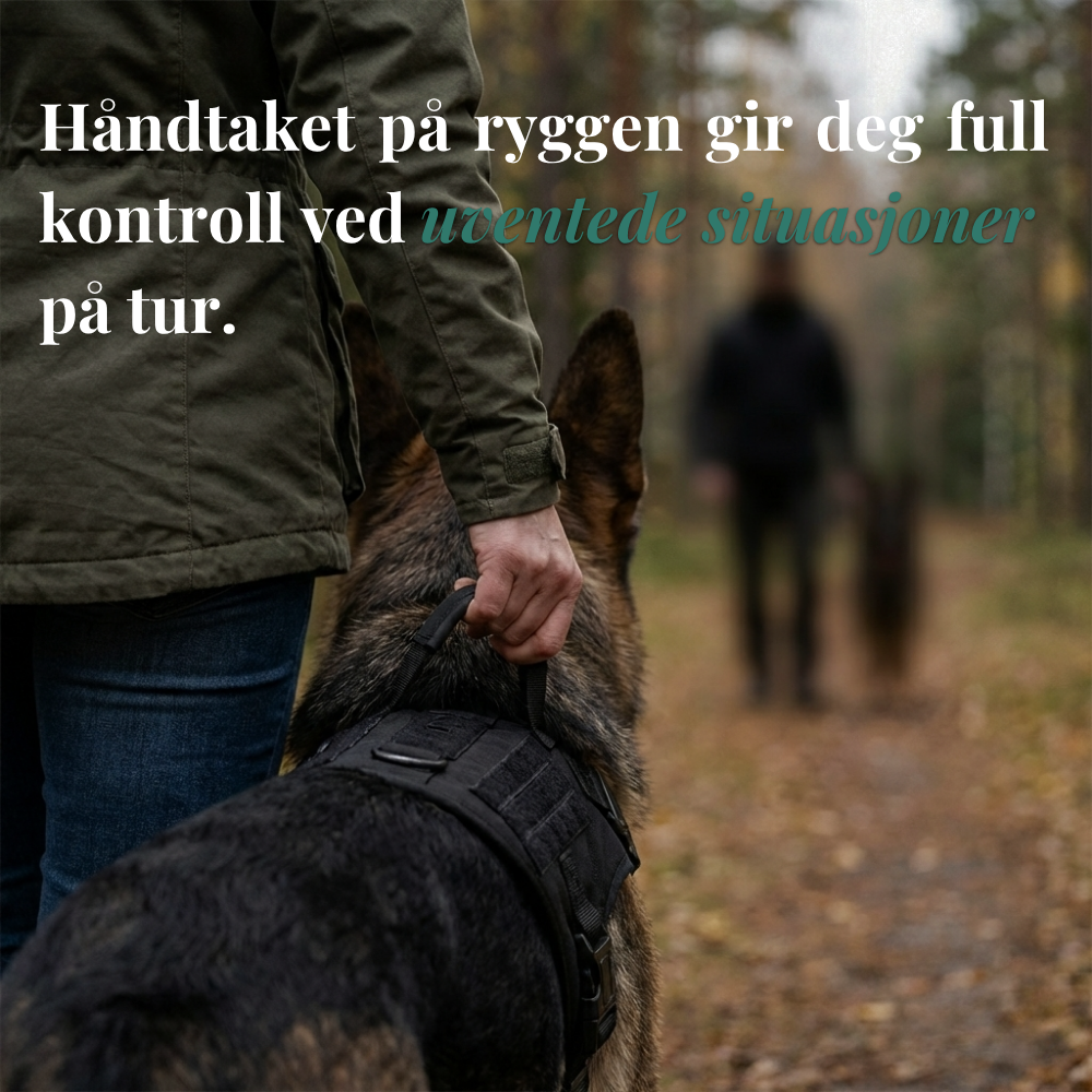 TacDogs Anti-trekk & Finn Hjem-sele
