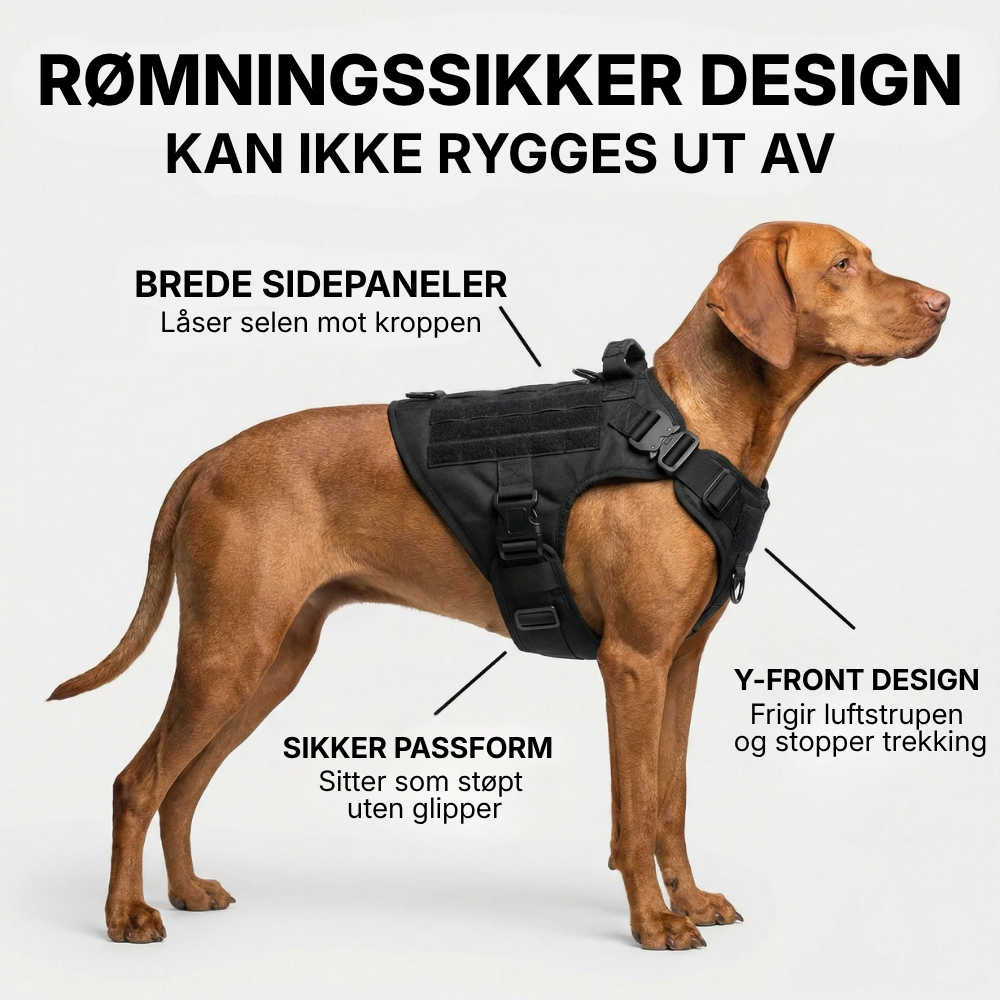 TacDogs Anti-trekk & Finn Hjem-sele
