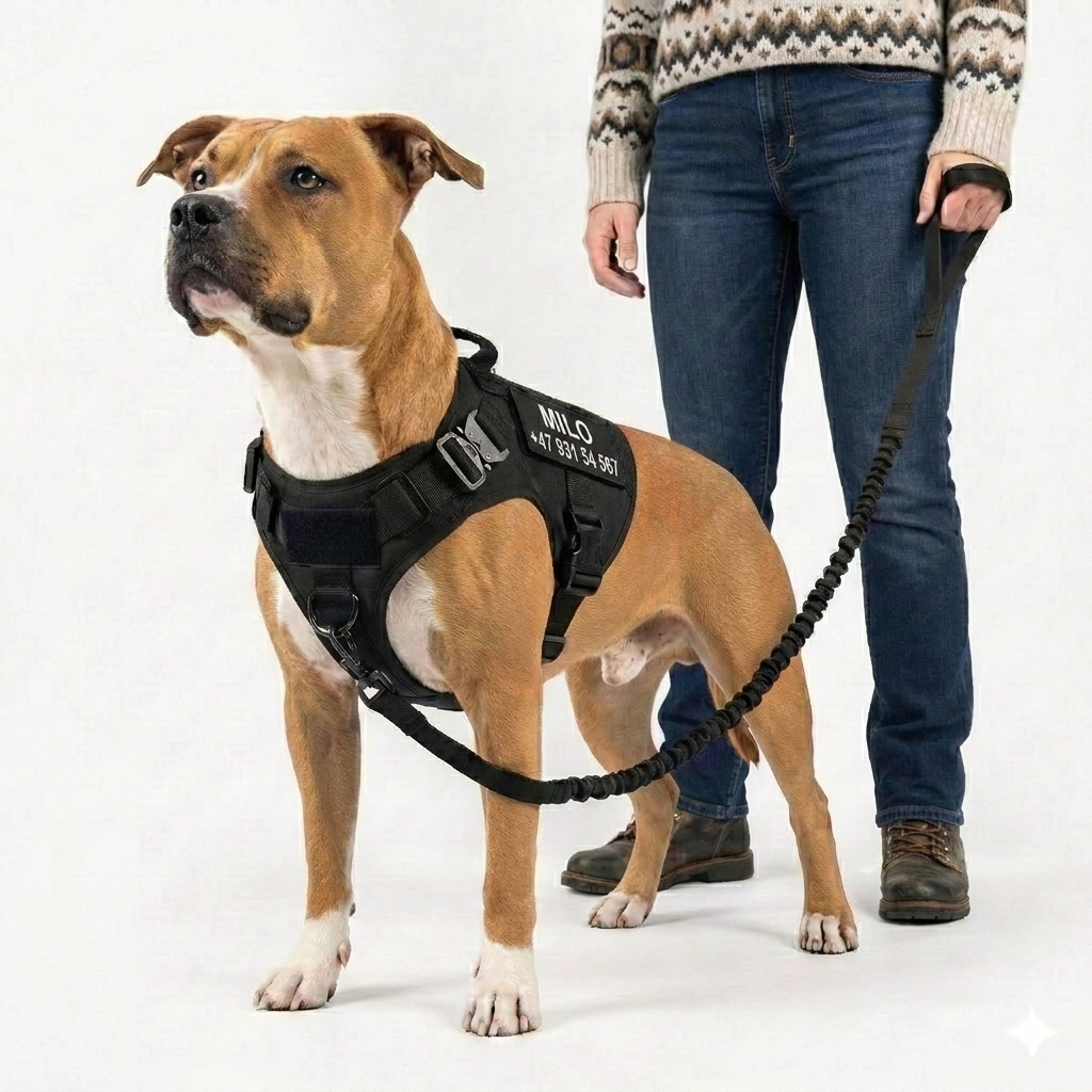 TacDogs Anti-trekk & Finn Hjem-sele